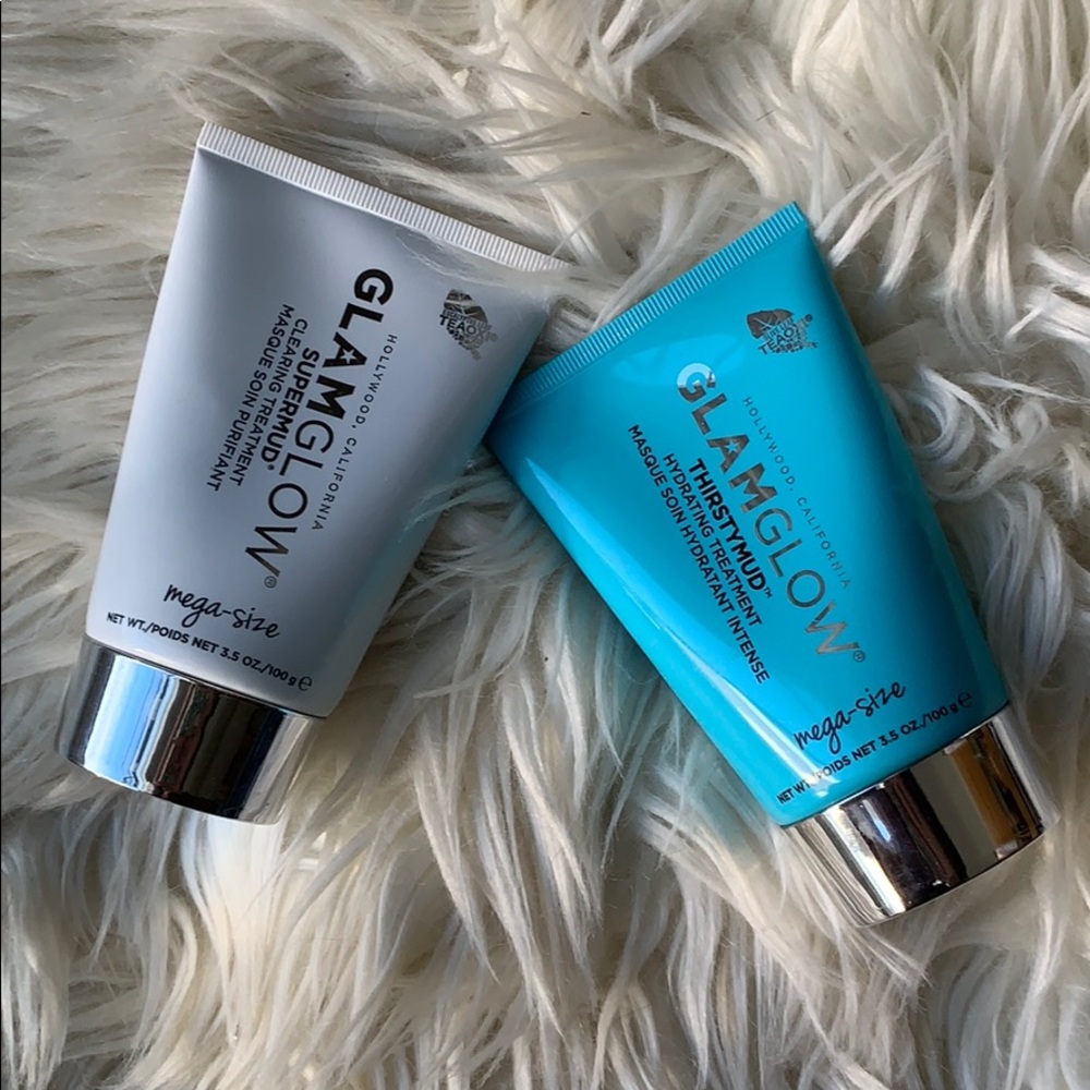 Glam glow supermud and thirstymud face masks